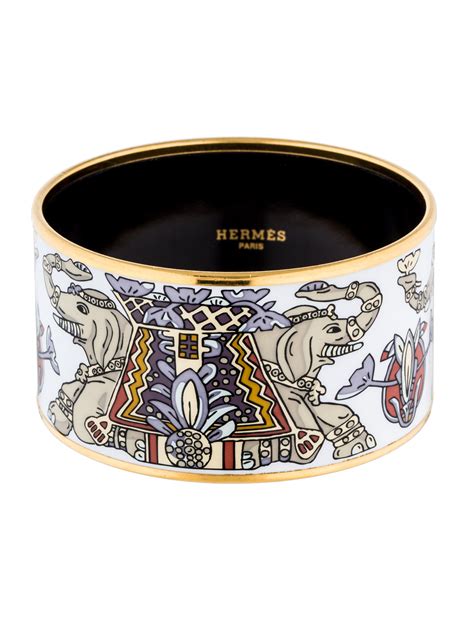 hermes bracelet cuff thin|Hermes extra wide enamel bracelet.